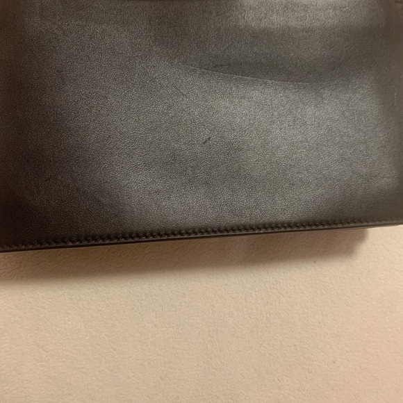 Tory Burch Georgia Turn - lock large black leather bag - Picture 13 of 16